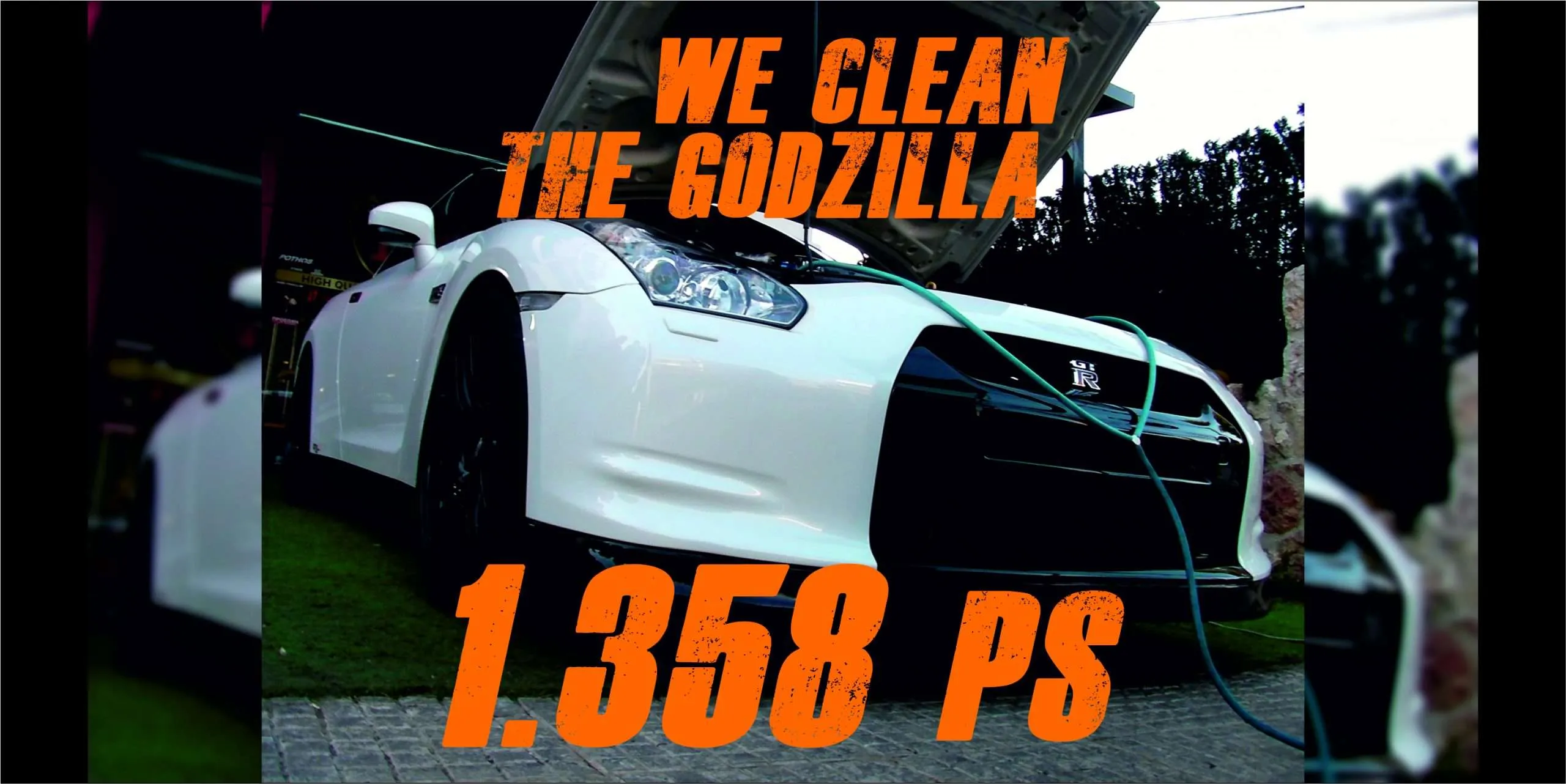 NISSAN GTR<br>fastest in Europe plain gasoline